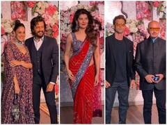 Andre Timminના દીકરા લેસ્લી ટિમિન્સની વેડિંગ Reception પાર્ટીમાં થયો બૉલીવુડ સેલેબ્સનો જમાવડો, લાલ સાડીમાં સંગીતા બિજલાનીનો ધાંસૂ અંદાજ