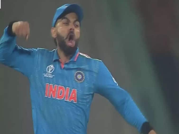 Virat Kohli Angry Send Off Ben Stokes Goes Viral During IND Vs ENG World Cup 2023 Fixture Goes Viral Virat Kohli's Animated Send Off To Ben Stokes During IND Vs ENG World Cup 2023 Fixture Goes Viral