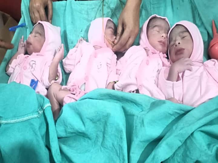 Arrah News Woman gives birth to four children simultaneously in Bihar ann Bihar News: आरा में महिला ने एक साथ 4 बच्चों को दिया जन्म, सभी नवजात स्वस्थ, कई सालों तक दंपति संतान के लिए थे परेशान