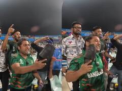 नीदरलैंड्स से शर्मनाक हार के बाद बांग्ला फैंस ने खोया आपा, ईडन गार्डन्स में खुद को मारे जूते; देखें वीडियो