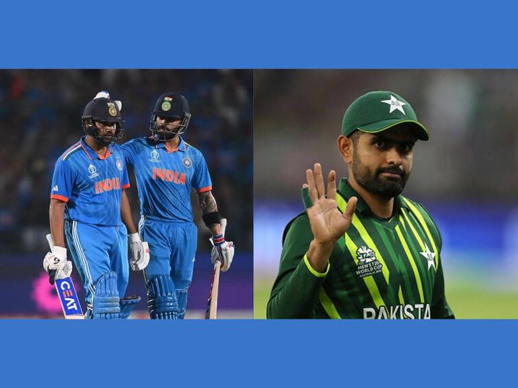 Babar Azam says the best thing I like about Virat Rohit and Kane is how they get the team out of difficult situations Babar Azam : पाकिस्तानचा बाबर आझम म्हणजे 'शाहीद आफ्रिदी' नव्हे! शिव्या पडत असूनही बघा रोहित आणि विराटबद्दल काय म्हणतो..