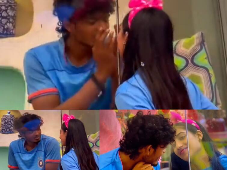 Big Boss Season 7 Tamil Nixan and aishu romance scene out Big Boss Season 7 Tamil: பிக்பாஸ் வீட்டில் கண்ணாடிக்கு இடையே ரொமான்ஸ்.. அடுத்த காதல் ஜோடி நிக்சன் - ஐஷூவா?