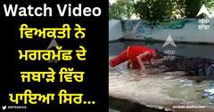 Viral Video: ਵਿਅਕਤੀ ਨੇ ਮਗਰਮੱਛ ਦੇ ਜਬਾੜੇ ਵਿੱਚ ਪਾਇਆ ਸਿਰ, ਫਿਰ ਜੋ ਹੋਇਆ ਉਹ ਦੇਖ ਕੰਬ ਜਾਵੇਗੀ ਰੂਹ- VIDEO