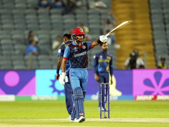 afghanistan beat sri lanka by 7 wickets Hashmatullah Shahidi Azmatullah Omarzai AFG vs SL full match highlights world cup 2023 AFG vs SL: वर्ल्ड कप में अफगानिस्तान की तीसरी जीत, श्रीलंका को हराकर सेमीफाइनल की रेस में शामिल