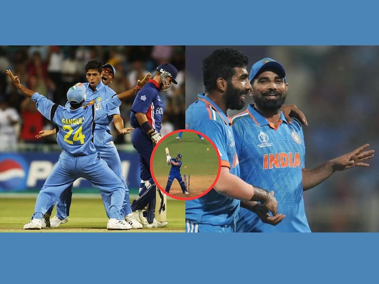 ICC Cricket World Cup 2023 India Vs England Match Records in World Cup jasprit bumrah mohammed shami rohit sharma India Vs England Match Records in World Cup: तेव्हा नेहराजीनं तोफ डागली, यावेळी शमी-बुमराहनं थेट मिसाईल डागल्या अन् इंग्रज होरपळून निघाले; 20 वर्षांच्या विजयातील 20 पराक्रम!