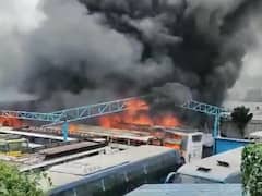 Parked Buses Go Up In Flames As Massive Fire Engulfs Bengaluru Depot: Video