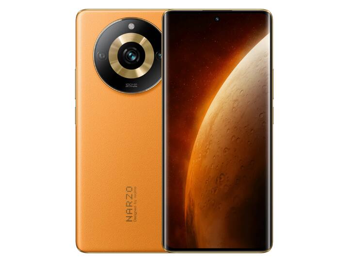 Equipped with a 6.7-inch OLED screen, the Realme Narzo 60 Pro features a 100MP main camera and a 16MP front camera for selfies. There is a robust 5,000mAh battery in it. The device is driven by the MediaTek Dimensity 7050 chipset. The Mars Orange variant is available at Rs 21,999. (Image Source: Realme)