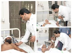 Andhra Train Accident: CM Jagan Reddy Meets Wounded Patients At Vizianagaram Govt Hospital — IN PICS