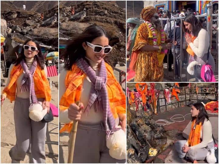 'कभी ध्यान लगाते हुए तो कभी साधु-संतों से आशीर्वाद लेते हुए....' Sara Ali Khan ने अपनी केदारनाथ यात्रा की दिखाई झलक, फैंस को सुशांत सिंह राजपूत की आई याद