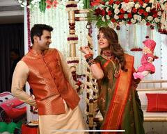 Sugandha Mishra Baby Shower: सुगंधा मिश्रा आणि संकेत भोसले होणार आई-बाबा, थाटात पार पडलं अभिनेत्रीचं डोहाळे जेवण, पाहा फोटो