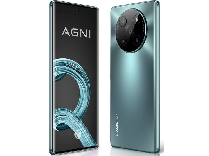 The Lava Agni 2 5G smartphone comes with a 6.78-inch 120Hz FHD+ Curved AMOLED display. Camera setup includes a 50MP main and a 16MP front camera, complemented by a good 4,700mAh battery. Powered by the MediaTek Dimensity 7050 6nm processor, this device is available at a reduced price of Rs 19,999 on Amazon India. (Image Source: Lava)