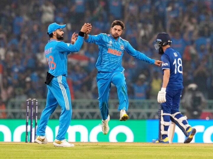 IND vs ENG Kuldeep Yadav Said about Lucknow Ekana Stadium Pitch world cup 2023 IND vs ENG: लखनऊ की पिच को लेकर कुलदीप की प्रतिक्रिया, बताया क्या था 'गेम प्लान'