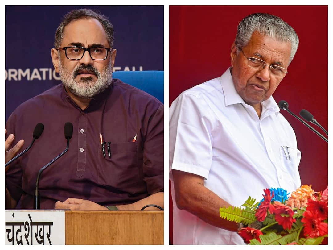 'Liar', 'Extremely Venomous': Kerala CM, Union MoS Chandrasekhar Exchange Verbal Blows Over Kochi Blast Kerala News Kochi Blast CM Pinarayi Vijayan Rajeev Chandrasekhar BJP CPIM 'Liar', 'Extremely Venomous': Kerala CM, Union MoS Chandrasekhar Exchange Verbal Blows Over Kochi Blast