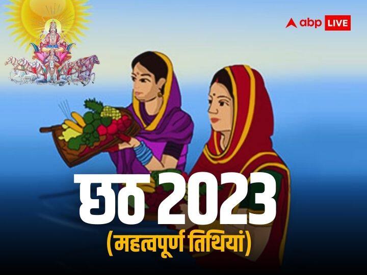 Chhath Puja 2023 nahay khay kharna surya arghya and parana date know significance of mahaparv chhath Chhath Puja 2023: नहाय-खाय से लेकर उषा अर्घ्य तक, जान लीजिए चार दिवसीय महापर्व छठ की तिथियां