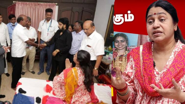 Minister ma subramanian meet director vikraman wife who is suffering physial illness 5 ஆண்டுகளாக படுக்கையிலே இருக்கும் விக்ரமனின் மனைவி - வீடு தேடிச் சென்ற அமைச்சர் மா.சுப்ரமணியன்