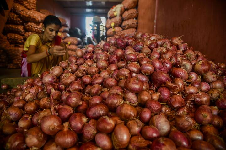 राज्यातील कांदा (Onion) उत्पादक शेतकरी अडचणीत आहेत(Photo : PTI)