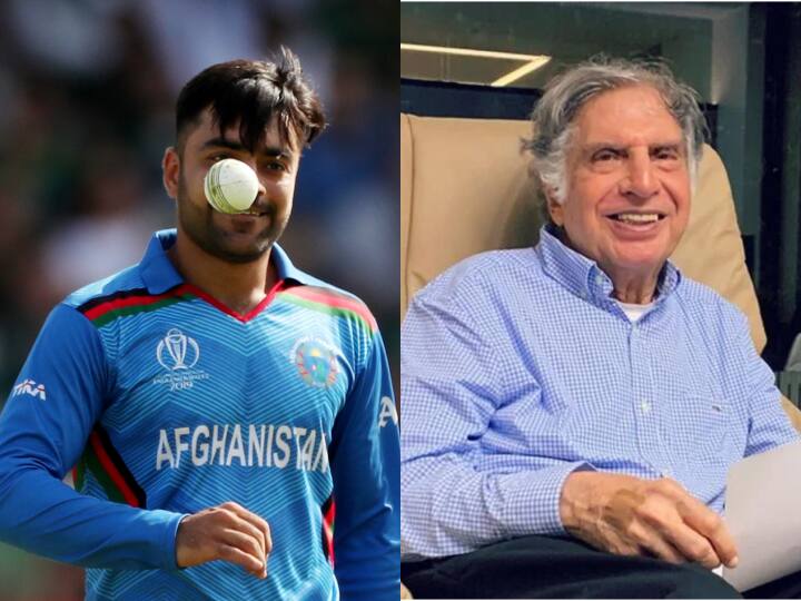 Rashid Khan is not getting 10 cr from Indian indutrialist Ratan Tata fake news World Cup 2023: क्या रतन टाटा ने अफगान खिलाड़ी राशिद खान को दिए 10 करोड़ रुपये? जानें क्या है सच्चाई