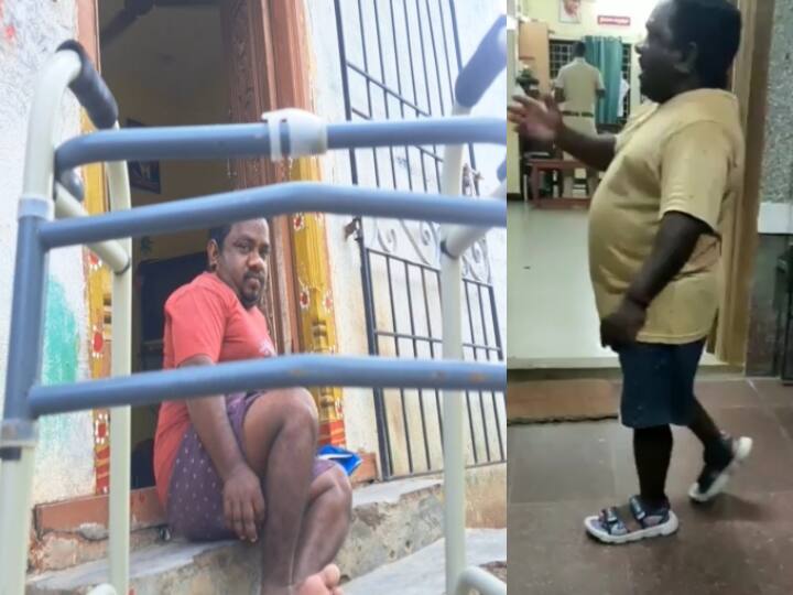 வைரல் வீடியோ நாகராஜ் - காவலர்கள் மீது நடவடிக்கை இல்லை - 6 மாதமாக கஷ்டப்படும் மாற்றுத் திறனாளி