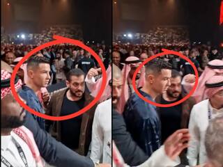 सलमान खान को Cristiano Ronaldo ने किया इग्नोर! सोशल मीडिया पर वायरल हुआ वीडियो