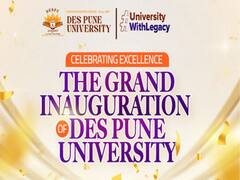 डीईएस पुणे युनिव्हर्सिटीच्या उद्घाटनासह डेक्कन एज्युकेशन सोसायटीच्या शिरपेचात खोवला अजून एक मानाचा तुरा