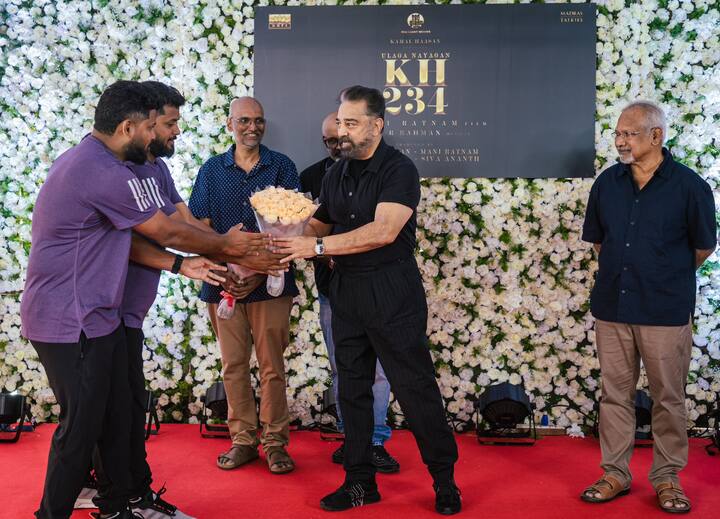 அத்துடன் கே.ஹெச் 234 படத்தில் கமல் - மணிரத்தினத்துடன் பணிபுரியும் அன்பு, அறிவு ஸ்டண்ட் மாஸ்டர்களுக்கு வாழ்த்து தெரிவித்துள்ளார்.