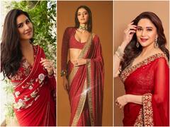 Karwa Chauth 2023: करवाचौथ पर दुल्हन की तरह होना चाहती हैं तैयार तो, इन बॉलीवुड हसीनाओं की रेड साड़ी से ले इंस्पिरेशन