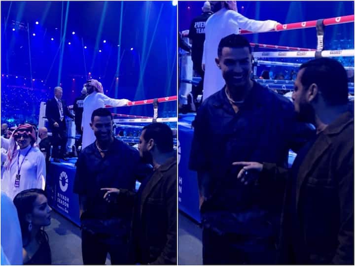 Cristiano Ronaldo Didn’t Snub Salman Khan At MMA Match Spotted Chatting In A New Viral Picture Calm Down Trolls! Cristiano Ronaldo Didn’t Snub Salman Khan, Spotted Chatting In A New Viral Picture