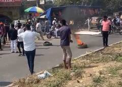 मराठ्यांचा रोष पुण्यापर्यंत, पुण्यात नवले ब्रिजवर टायरची जाळपोळ; मुंबई आणि साताऱ्याकडे जाणारी वाहतूक अडवली