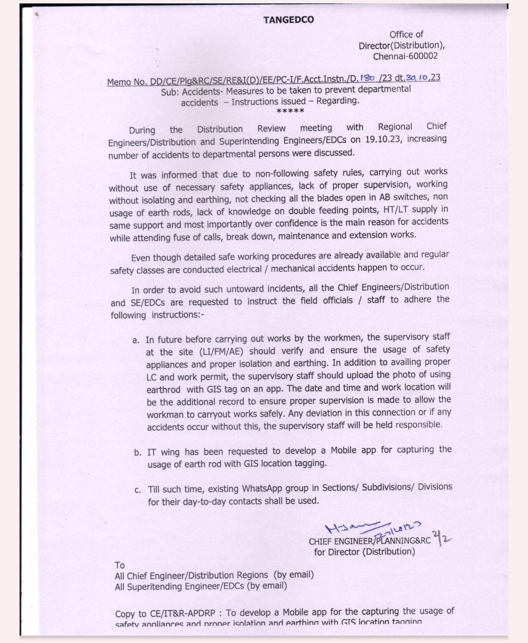 TNEB: விபத்து ஏற்பட்டால் மின் பணியாளர்களே பொறுப்பு - பகிரங்க எச்சரிக்கை விடுத்த மின்சார வாரியம்..