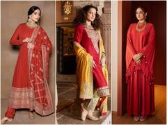 Karwa Chauth 2023: इस करवाचौथ लगना चाहती हैं रेड हॉट तो, बॉलीवुड की इन एक्ट्रेसेस के सूट से ले सकती हैं आइडिया