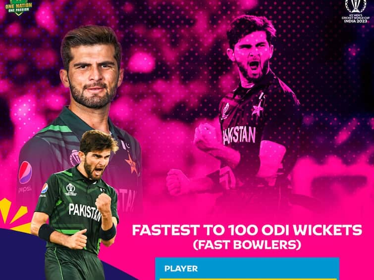 PAK vs BAN ODI World Cup 2023 Pakistan pacer Shaheen Shah Afridi reaches 100 ODI wickets Shaheen Afridi ODI Wickets: ప్రపంచంలోనే తొలి ఫాస్ట్‌ బౌలర్‌,  షహీన్ అఫ్రిదీ అరుదైన రికార్డ్‌