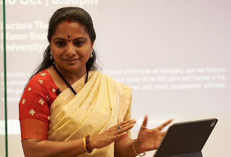 ‘Telangana development model’ will be an important issue in the assembly elections: K. kavitha ઓક્સફોર્ડ યુનિવર્સિટીમાં કે. કવિતાએ રજૂ કર્યું તેલંગાણા મોડલ, કહ્યું- BRS આગામી ચૂંટણીમાં ભારે બહુમતીથી જીતશે