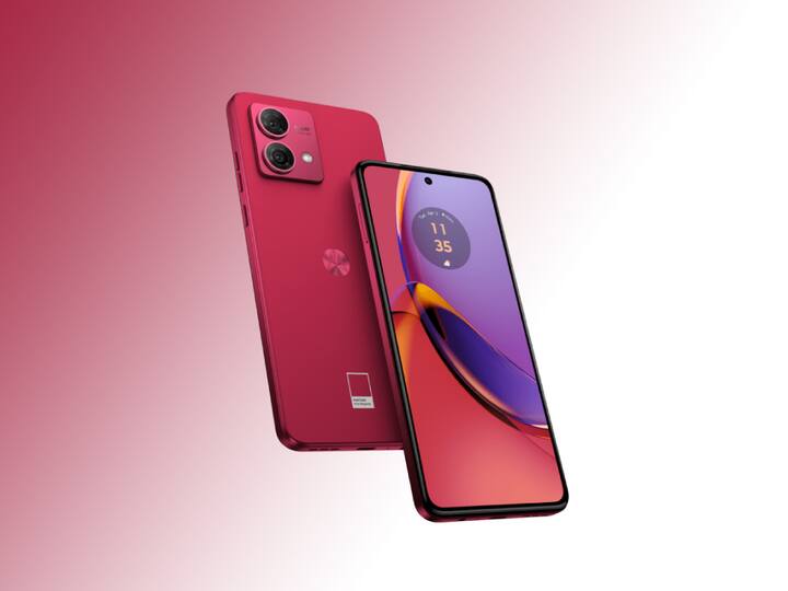Moto G84 5G (Price: Rs 18,999): The vegan leather-backed Moto G84 5G in Magenta rivals the Vivo Y200 in appearance and offers impressive specs, including a 120Hz pOLED display, a 50MP camera with OIS, and a 5,000mAh battery with 33W charging. With its Snapdragon 695 chip, 12GB RAM, and close-to-stock Android experience, it poses a strong competition for the Y200 in terms of looks, performance, and pricing. [Image credit: Motorola]