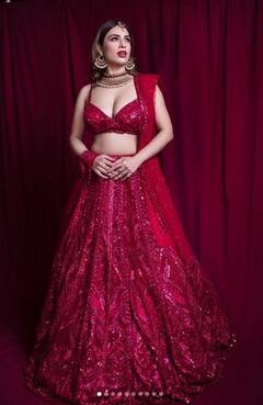 Neha Malik: ਨੇਹਾ ਮਲਿਕ ਨੇ ਲਾਲ ਲਹਿੰਗਾ-ਚੋਲੀ ਪਹਿਨ ਕਿਲਰ ਲੁੱਕ ਨਾਲ ਮਚਾਈ ਤਬਾਹੀ, ਗਲੈਮਰਸ ਲੁੱਕ ਦੇ ਦੀਵਾਨੇ ਹੋਏ ਫੈਨਜ਼