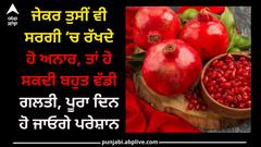 Karwachauth: ਜੇਕਰ ਤੁਸੀਂ ਵੀ ਸਰਗੀ ‘ਚ ਰੱਖਦੇ ਹੋ ਅਨਾਰ, ਤਾਂ ਹੋ ਸਕਦੀ ਬਹੁਤ ਵੱਡੀ ਗਲਤੀ, ਪੂਰਾ ਦਿਨ ਹੋ ਜਾਓਗੇ ਪਰੇਸ਼ਾਨ