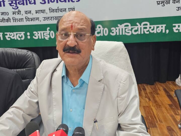 Minister Subodh Uniyal on sandalwood tree cut in Ramnagar Forest Division wood smuggling ANN Uttarakhand News: रामनगर में रातों रात चंदन का पेड़ काटकर ले गए तस्कर, क्या बोले वन मंत्री?