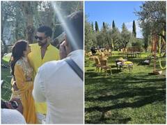 Varun-Lavanya Haldi Photos: वरुण-लावण्या की हल्दी की तस्वीरें आई सामने, यूं एक दूजे के प्यार में डूबे दिखे कपल