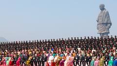 Pm Modi : केवडियामध्ये राष्ट्रीय एकता दिन सोहळ्याला पंतप्रधान मोदींची हजेरी, 'स्टॅच्यू ऑफ युनिटी' येथील भव्य सोहळा सुंदर फोटोमधून पाहा