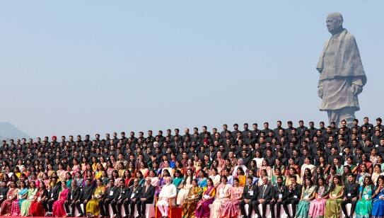 यावेळी पंतप्रधान म्हणाले की, स्टॅच्यू ऑफ युनिटी हे एक भारत, श्रेष्ठ भारत या आदर्शांचे प्रतिनिधित्व करतो. (PC : PTI)