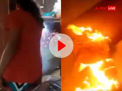 Video: पोते को खाने नहीं दे रहे थे ससुर, गुस्साई बहू ने घर में लगा दी आग, सामने आया खौफनाक वीडियो