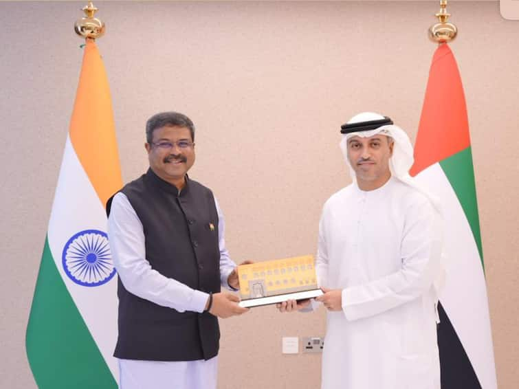 Dharmendra Pradhan, UAE Education Minister Ink Agreement To Strengthen Educational Collaboration Dharmendra Pradhan, UAE Education Minister Ink Agreement To Strengthen Educational Collaboration