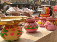 करवा चौथ पर बाजार रहे गुलजार, महंगाई का भी दिखा असर, इतने बढ़े करवा के रेट