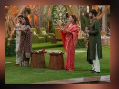 रेड कलर की साड़ी में पति विक्की के लिए दुल्हन सी सजीं अंकिता लोखंडे, एक्ट्रेस ने बिग बॉस के घर में मनाया करवा चौथ