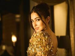 Sara Ali Khan Photos : தங்க கட்டி போல் ஜொலிக்கும் செல்லக்குட்டி சாரா அலி கான்!