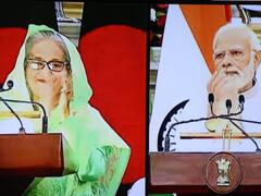 बेहद खास रहा भारत-बांग्लादेश के बीच तीन परियोजनाओं का उद्घाटन, देखें दिलचस्प तस्वीरें