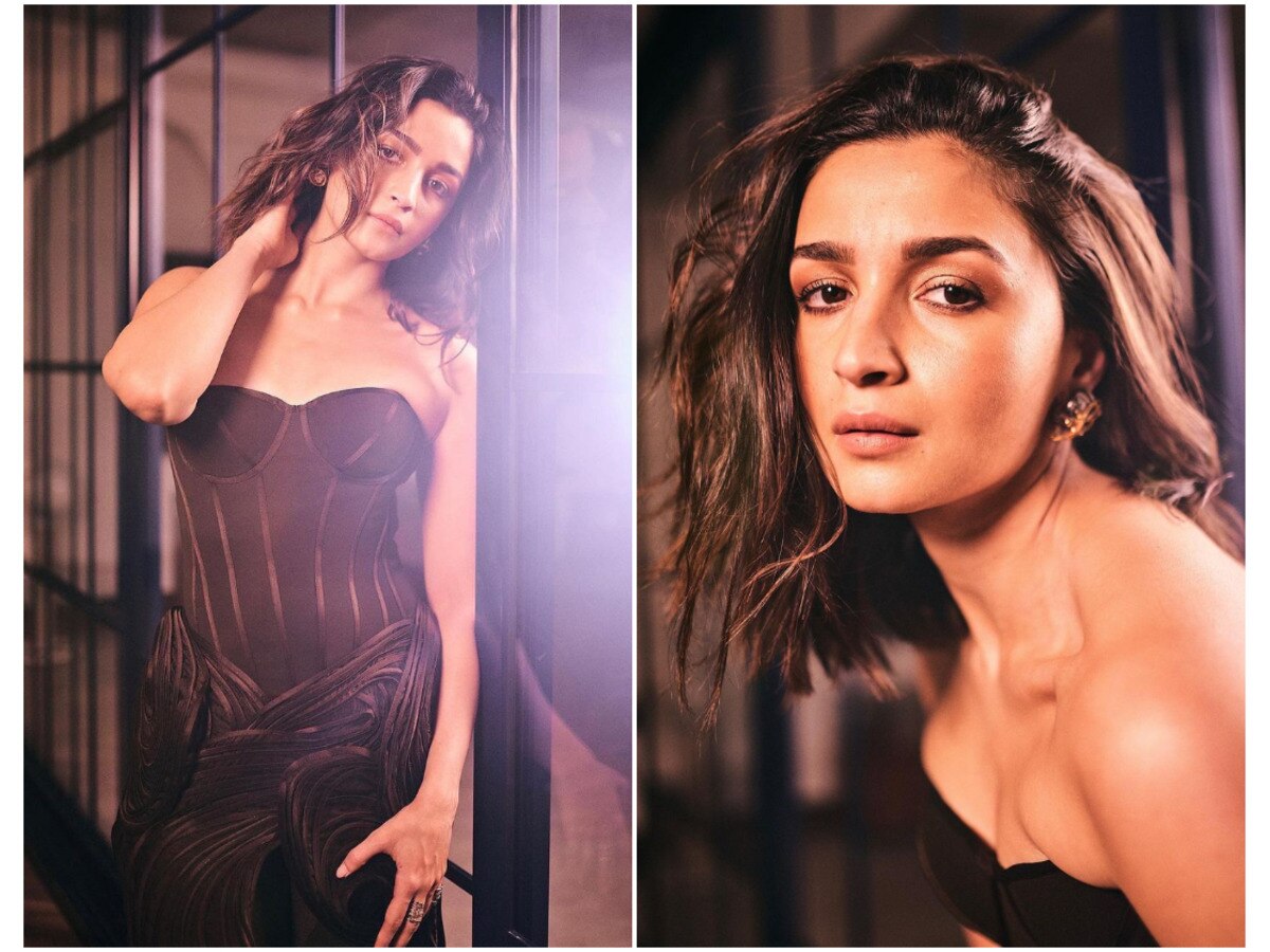 Alia Bhatt sets hearts racing at the Filmfare Awards in a show-stopping black  gown that exudes elegance and drama : Bollywood News - Bollywood Hungama
