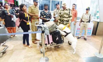 Kerala bomb blast issue Security increased at Trichy airport TNN கேரள குண்டு வெடிப்பு எதிரொலி திருச்சி விமான நிலையத்தில் பாதுகாப்பு அதிகரிப்பு
