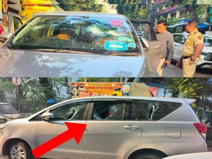 Maratha Reservation Protestors vandalized Minister Hasan Mushrif vehicle three people detained Maratha Reservation: मराठा आरक्षण की मांग को लेकर आंदोलन उग्र, मंत्री हसन मुशरिफ के वाहन में तोड़फोड़, हिरासत में तीन लोग