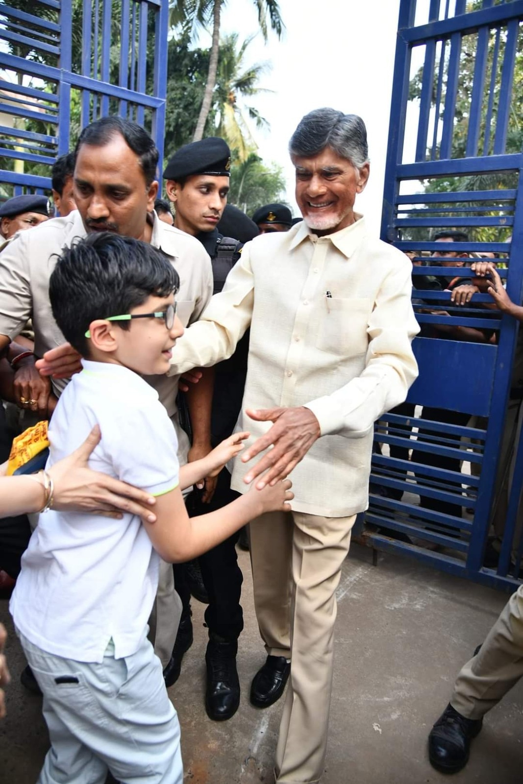 Supporters Welcome Ex-Andhra CM Naidu With Loud Cheer, Flowers As He Returns Home After 53 Days. WATCH