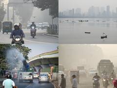 Smog Blurs Delhi, Mumbai Skyline As Pollution Worsens In Both Mega Cities: In Pics